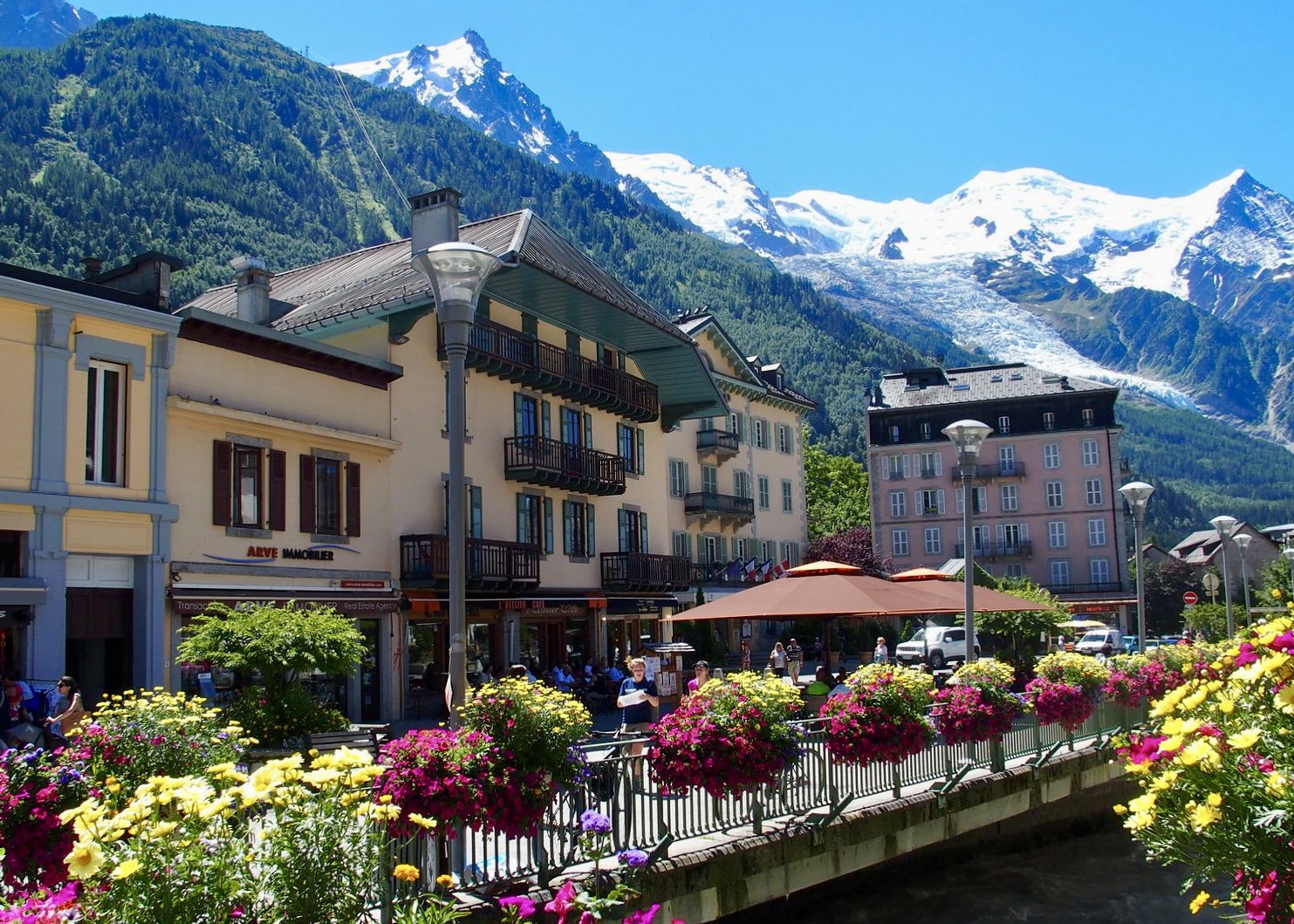 Chamonix Mont Blanc is the starting place of our TMB hiking tours