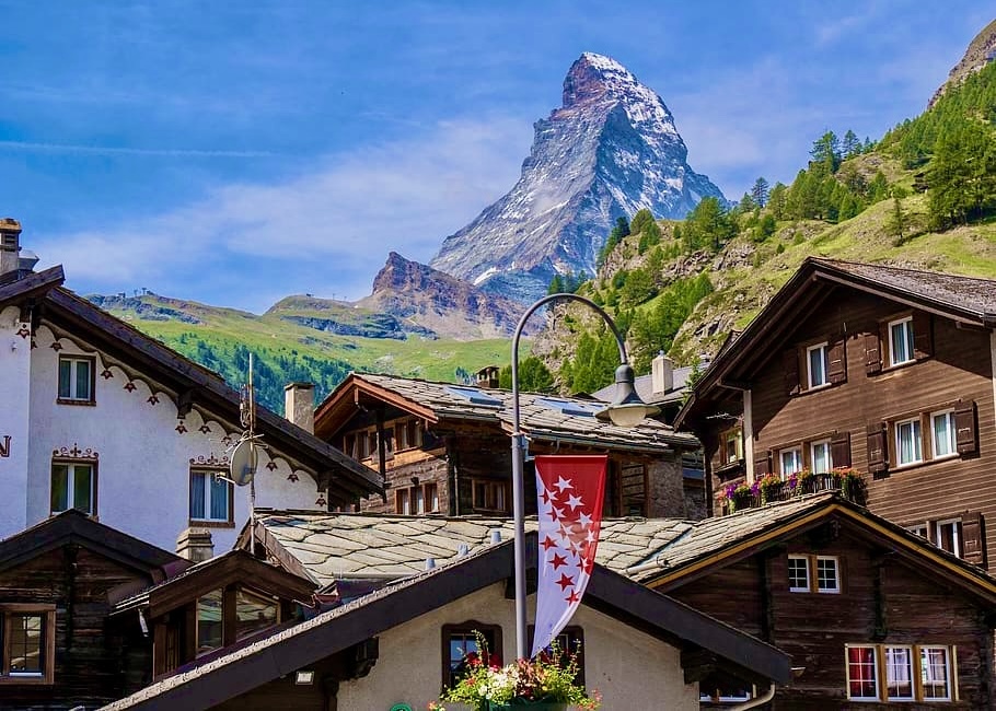 Zermatt is the finish point of our Haute Route hiking tours